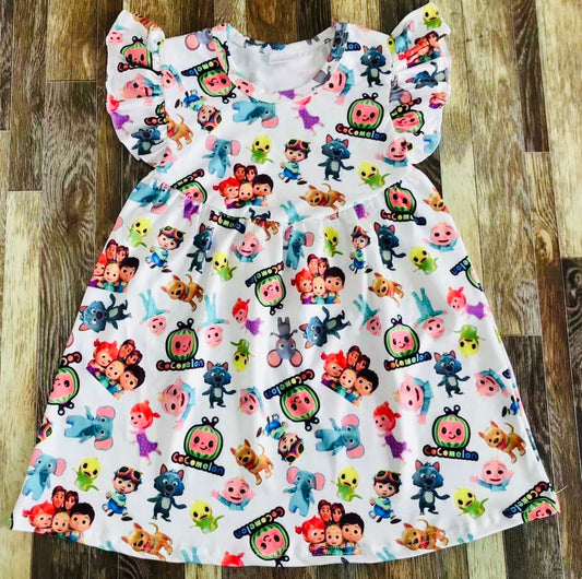 Coco Crazy Cocomelon dress