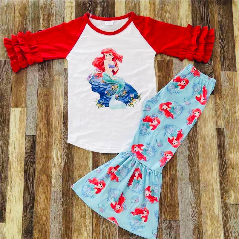 The little Mermaid Bellbottom set