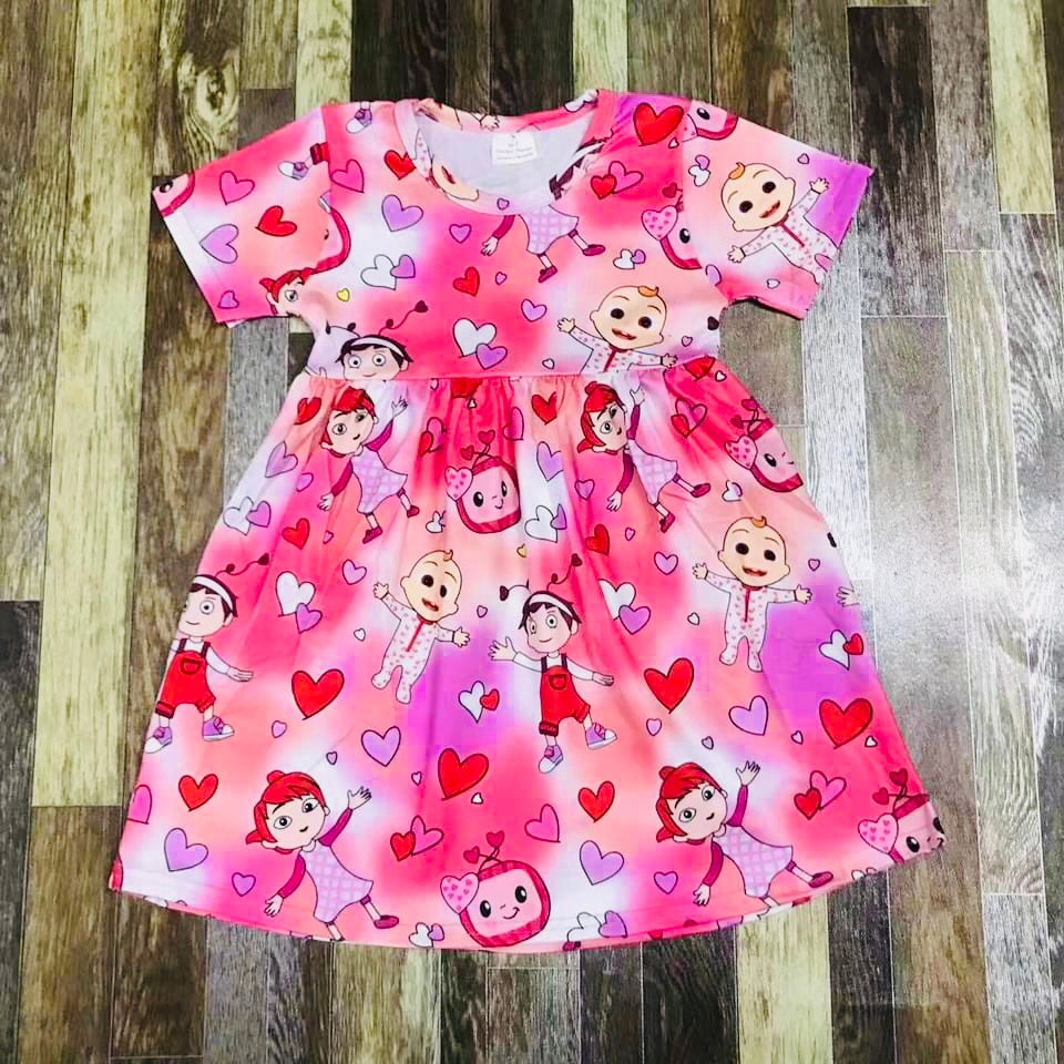 Cocomelon’s Valentine’s Party dress