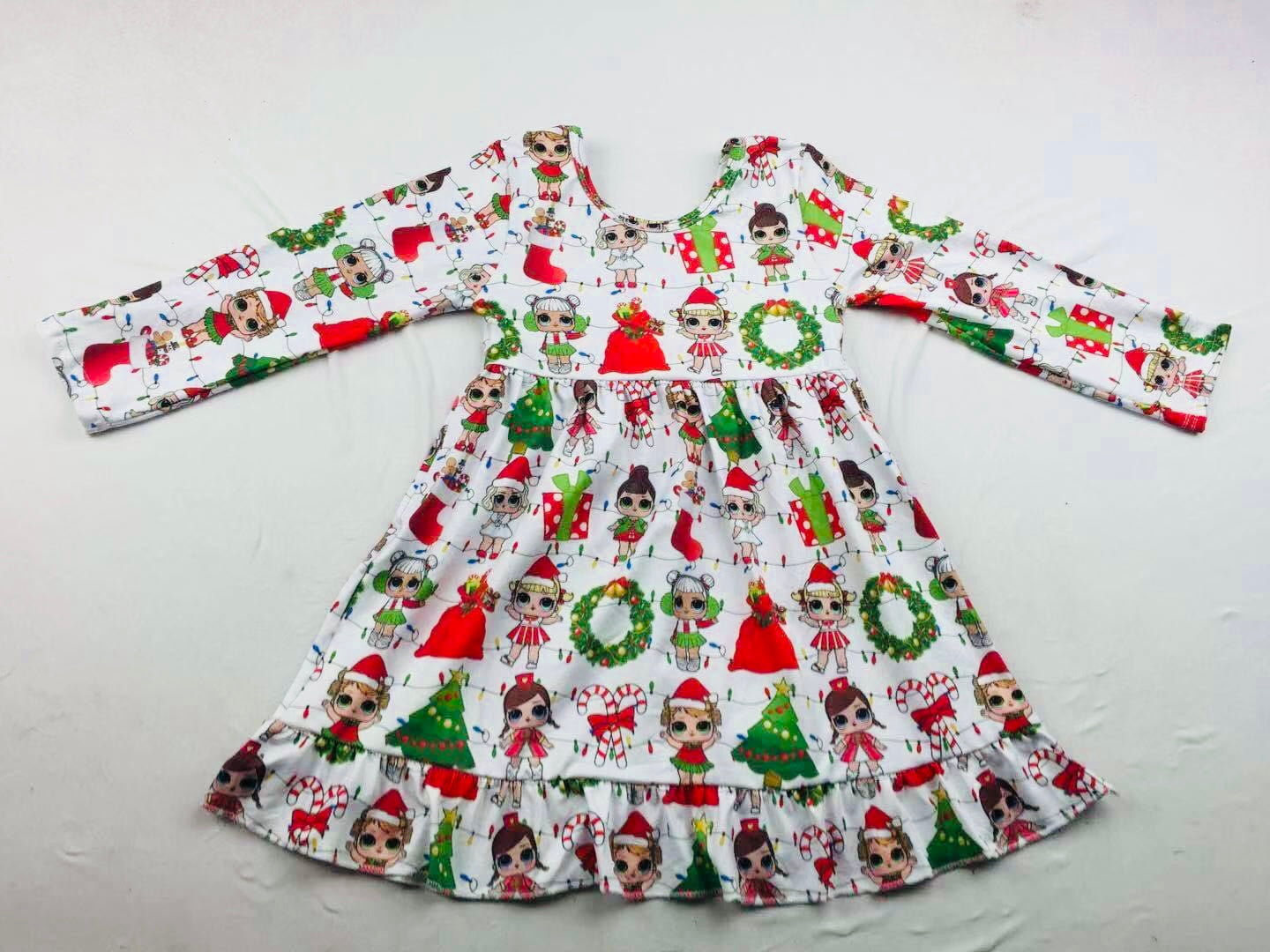 LOL dolls Christmas dress