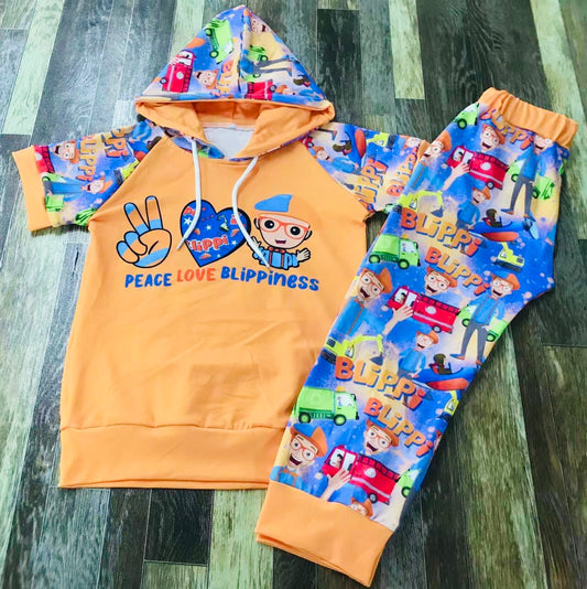 Blippi two piece jogger set