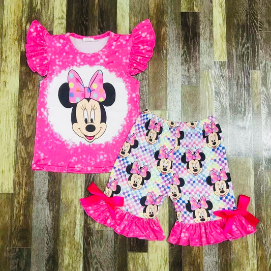 Minnie sweet and happy boutique short set