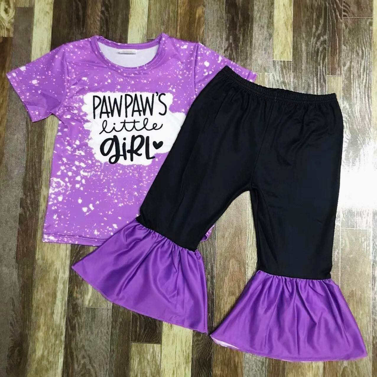 Paw Paw’s Girl Bellbottom set