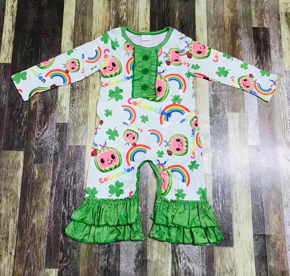 Cocomelon lucky day ruffle romper