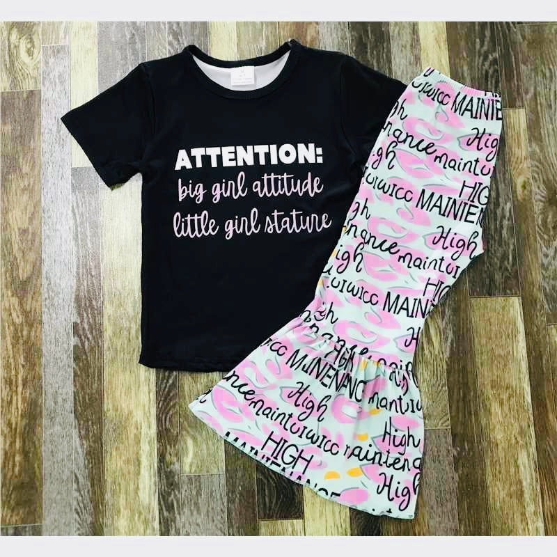 Big Girl Attitude! bellbottom set