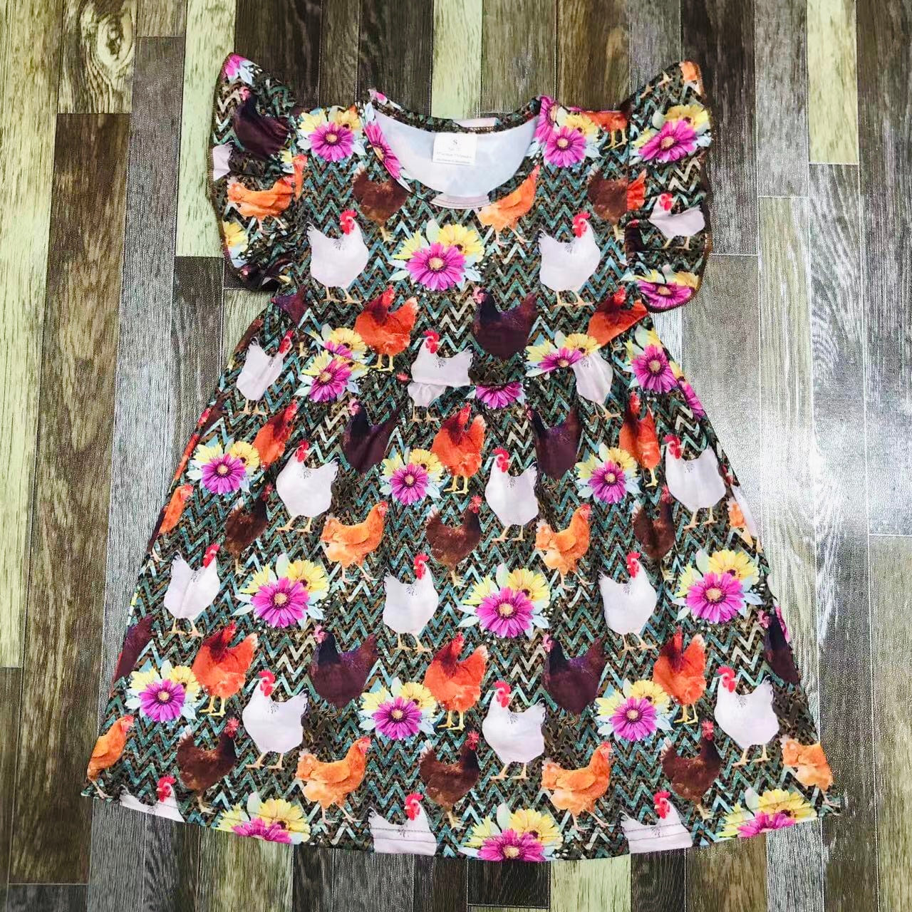 All the chickens! Dress