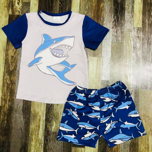 Sharks 🦈 in the water short set