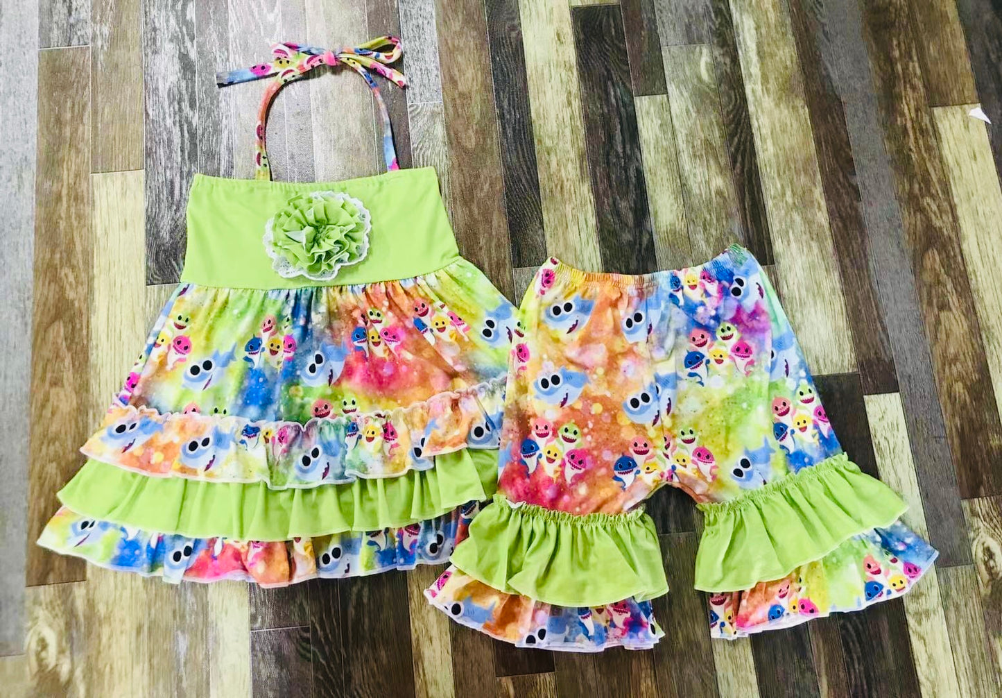 Baby Shark Boutique short set