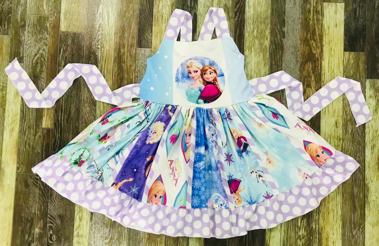 Frozen twirl dress