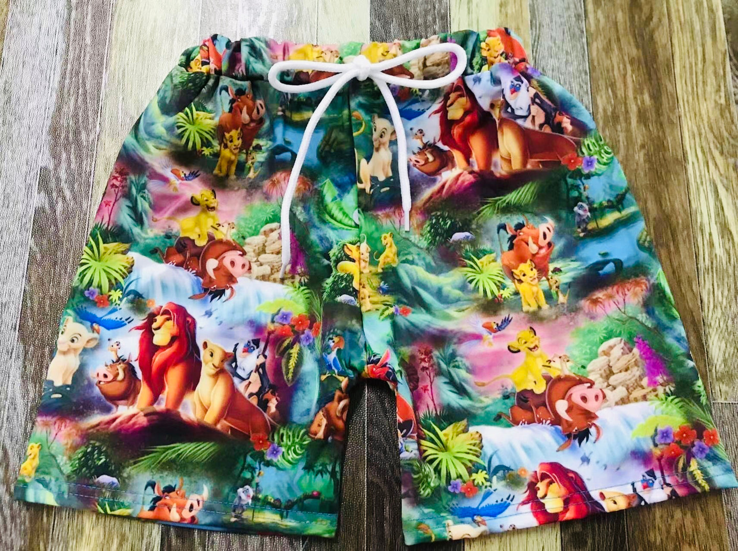 Lion King swim shorts