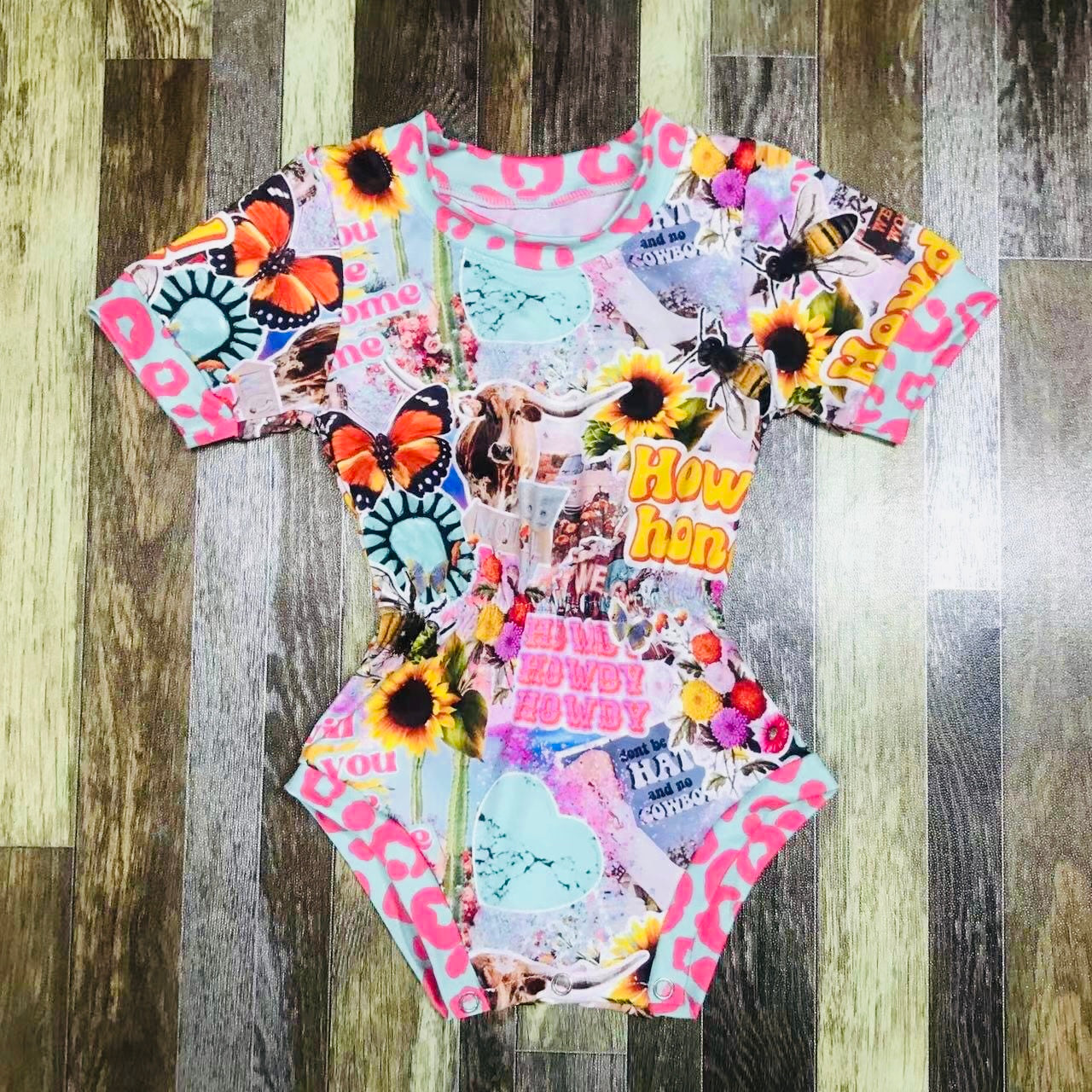 Howdy Honey romper