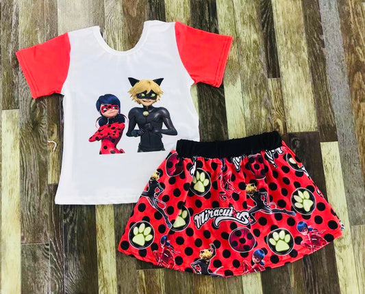 Miraculous skirt set