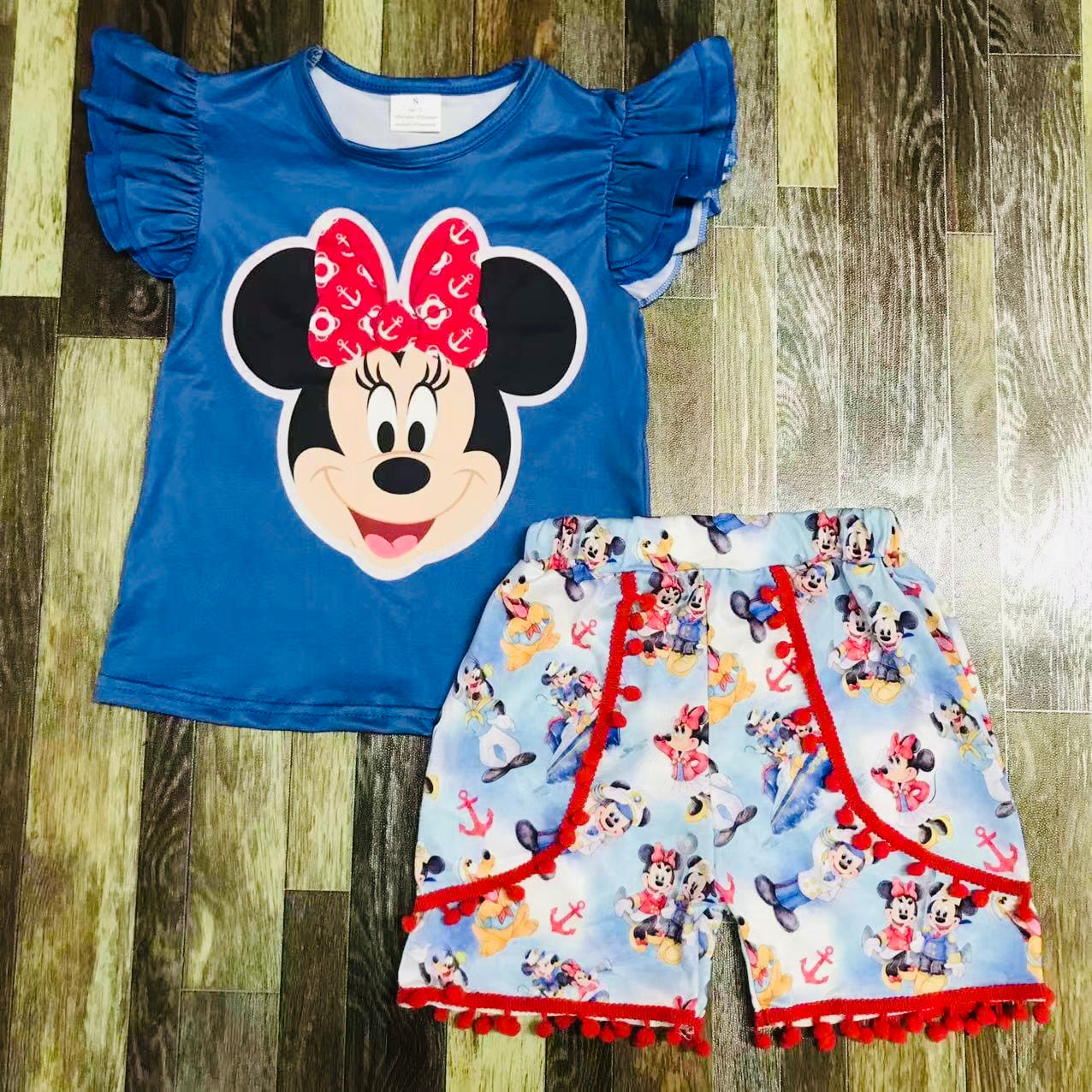 Cruisin Minnie Boutique short set