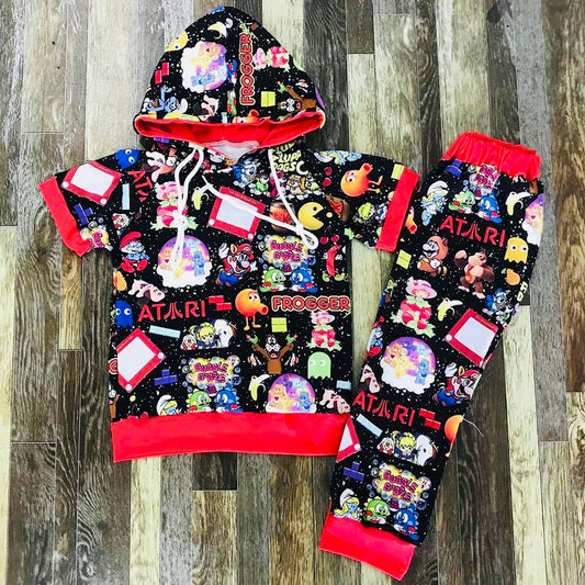 Retro hoodie set