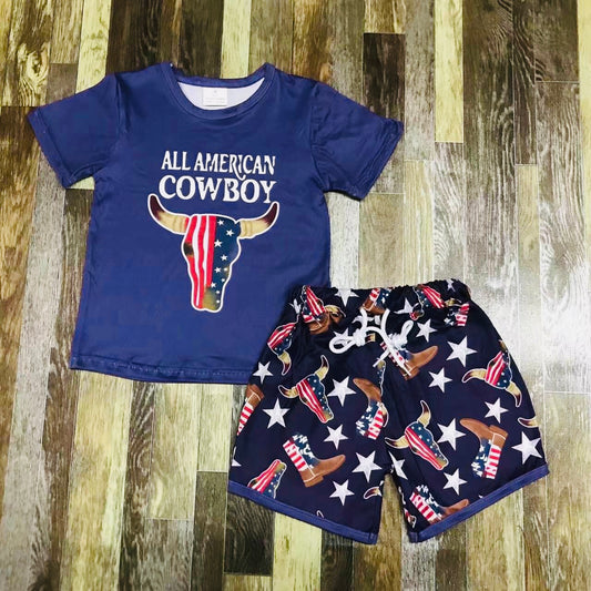 American Cowboy short set