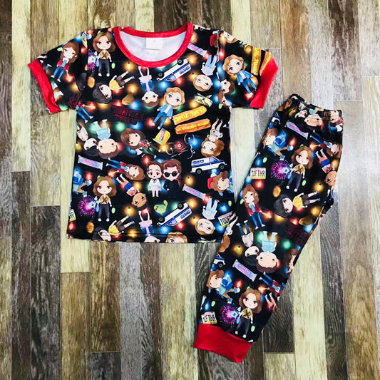 Stranger Things blk/red Pajamas