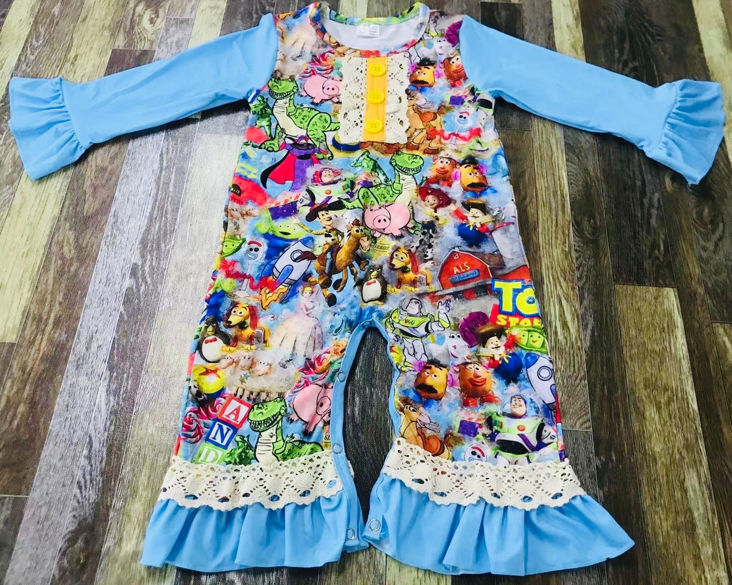 Toy story ruffle romper