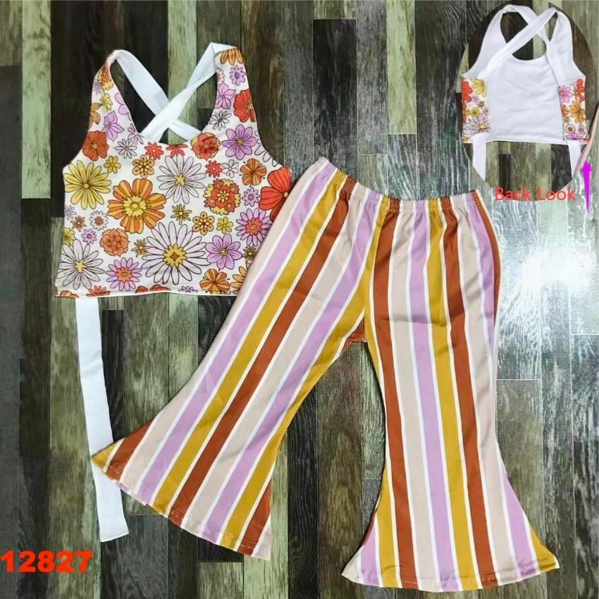 Flower child Bellbottom set