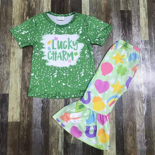 Lucky Charm 🍀 Bellbottom set