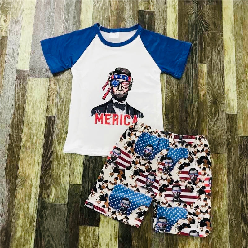 ‘Merica Rocks!  short set