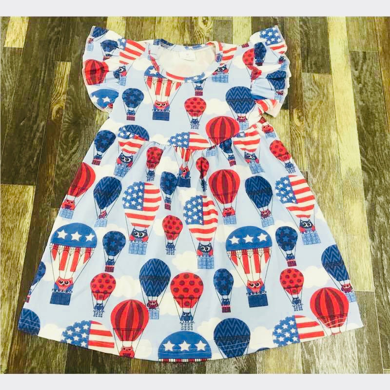 Hot air balloon USA dress