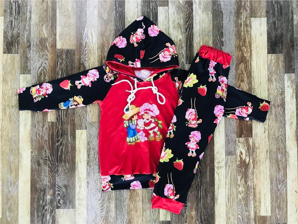 Strawberry shortcake hoodie set