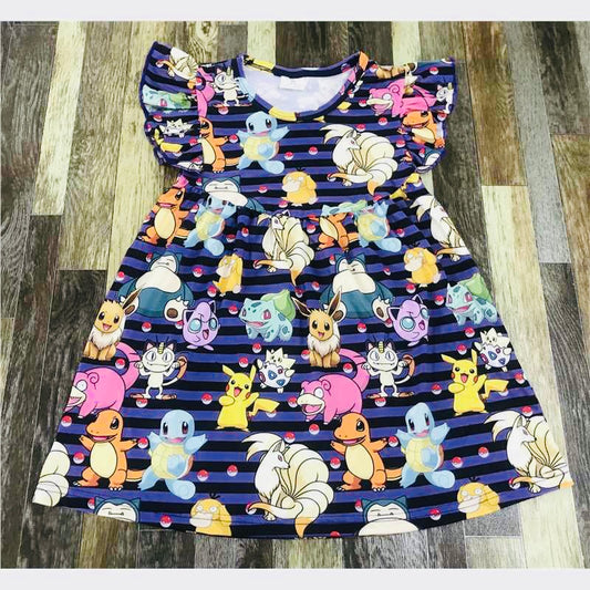 Pokémon striped pearl dress