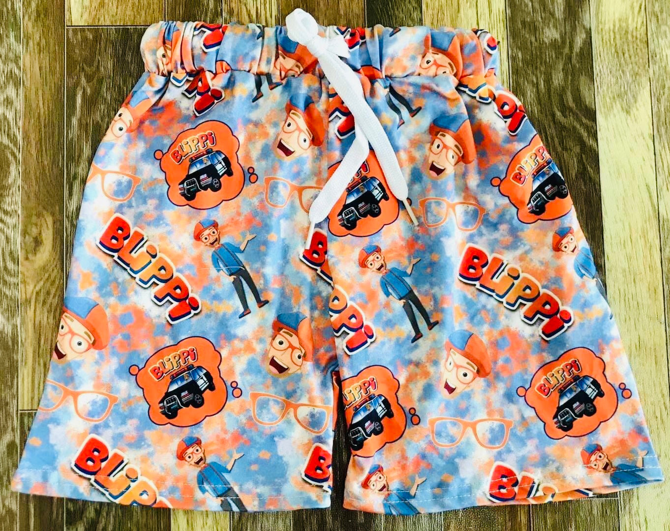 Blippi swim shorts