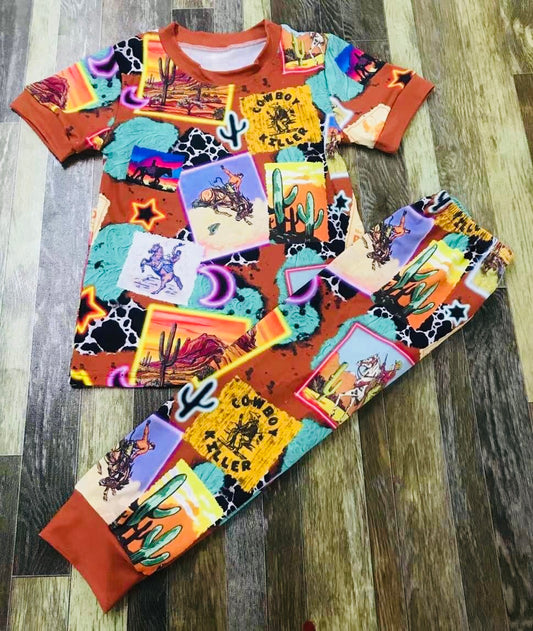 Neon cowgirl Pajamas