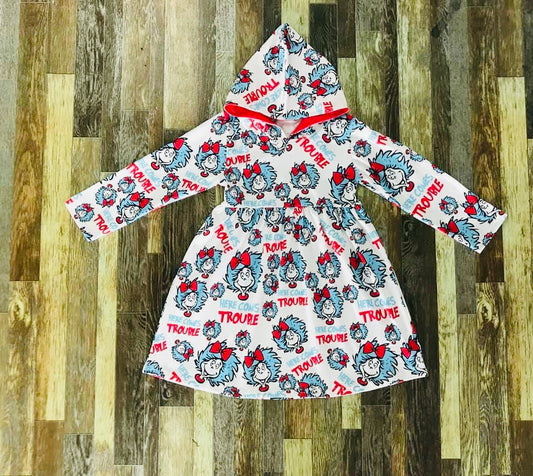 Here comes trouble! Dr. Seuss dress